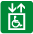 車いす対応エレベーター