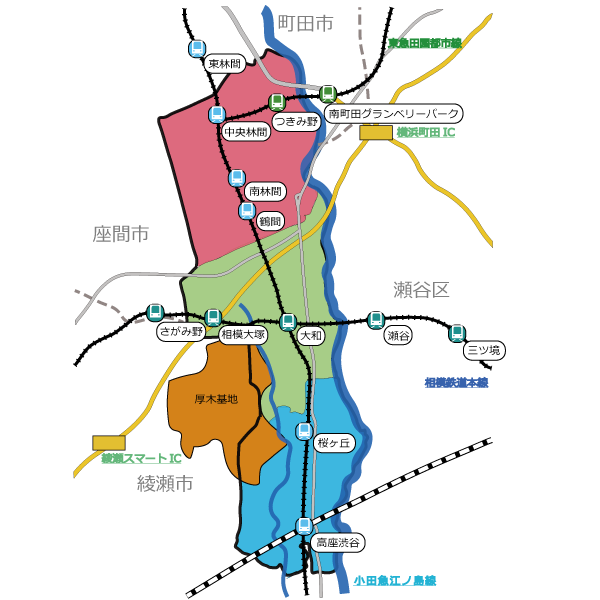 大和市 公開型地図情報サービス トップ スマートフォンサイト